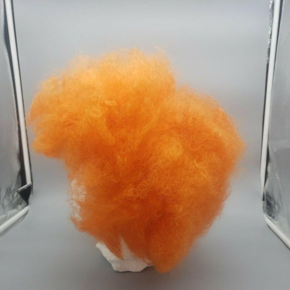 Afro Curly Wig Party 70s 80s Disco Circus Orange - Picture 2 of 3